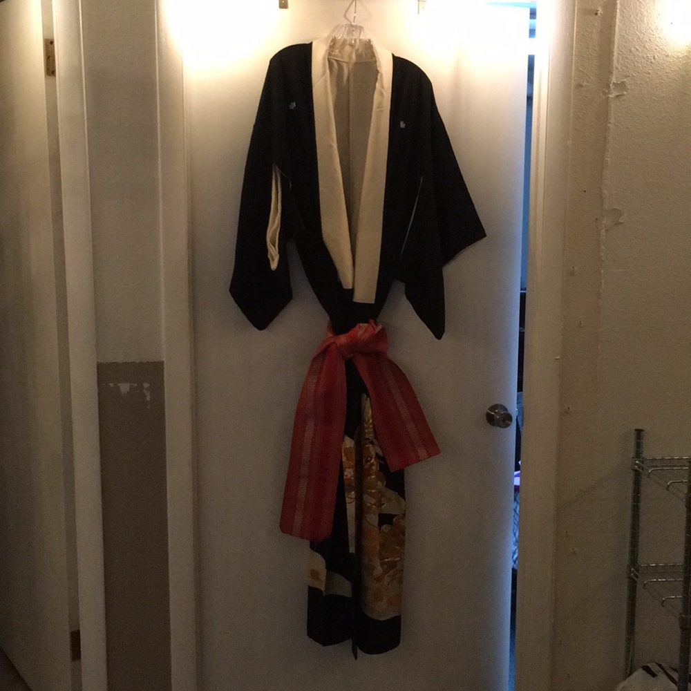 Men’s Large Japanese Kimono Custom made